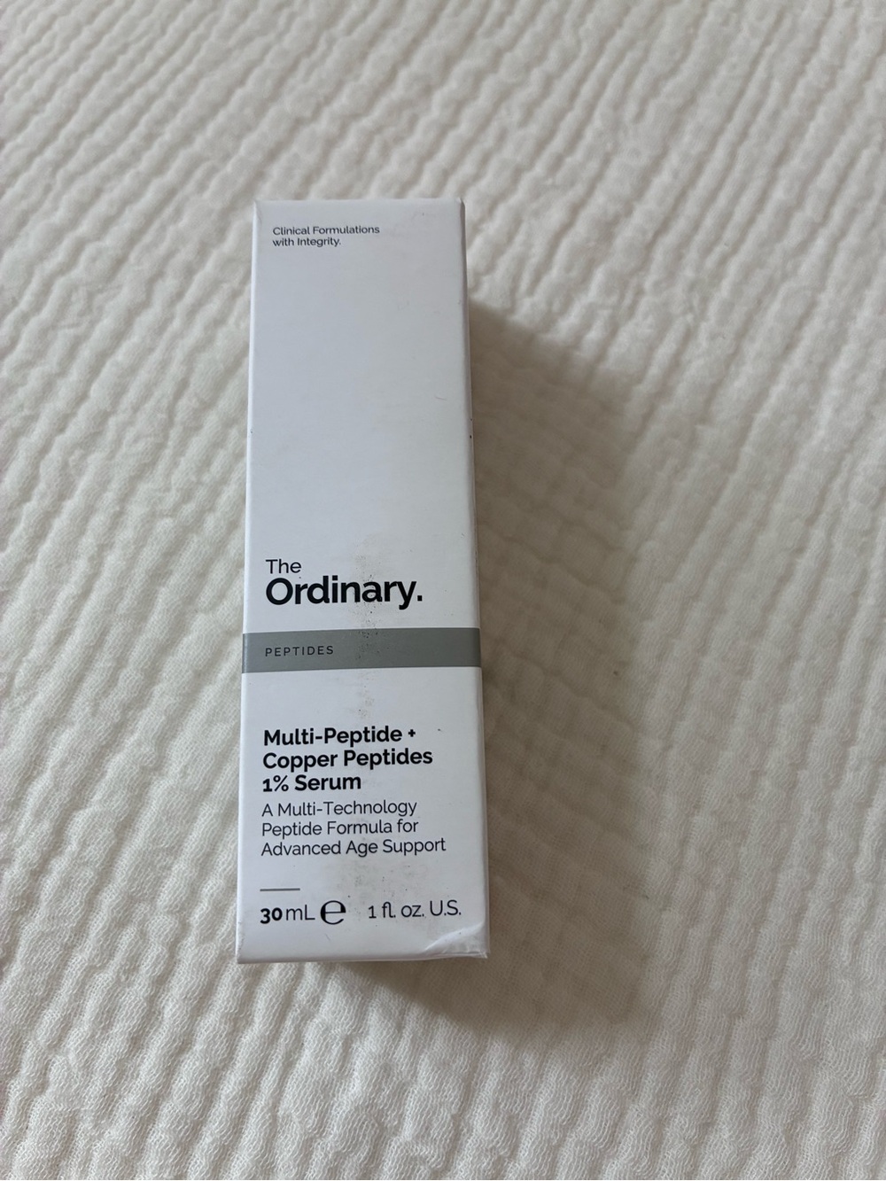 The Ordinary Multi-Peptide + Copper Peptides 1% Serum - White and Gray